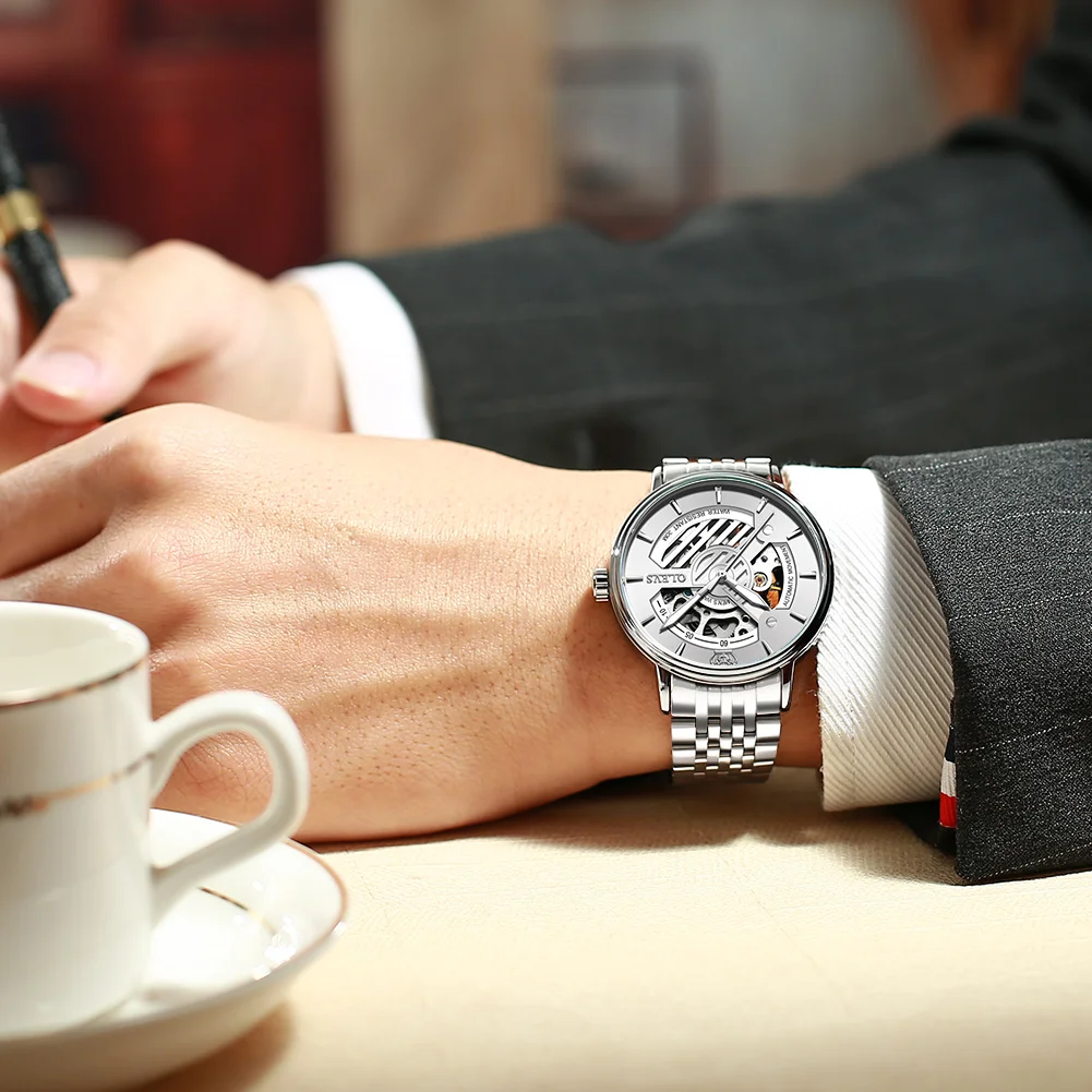 OLEVS 9909 Automatic Mechanical Men's Watch description image 5