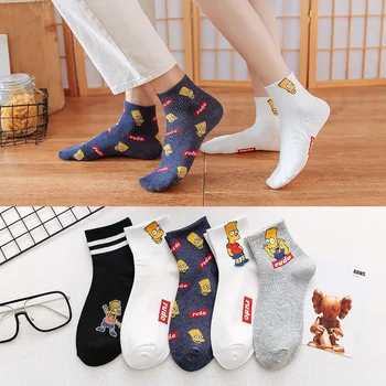 

Autumn Winter Japanese Kawaii Socks Women Cotton Cartoon Harajuku Cute Socks Korean Streetwear Funny Socks