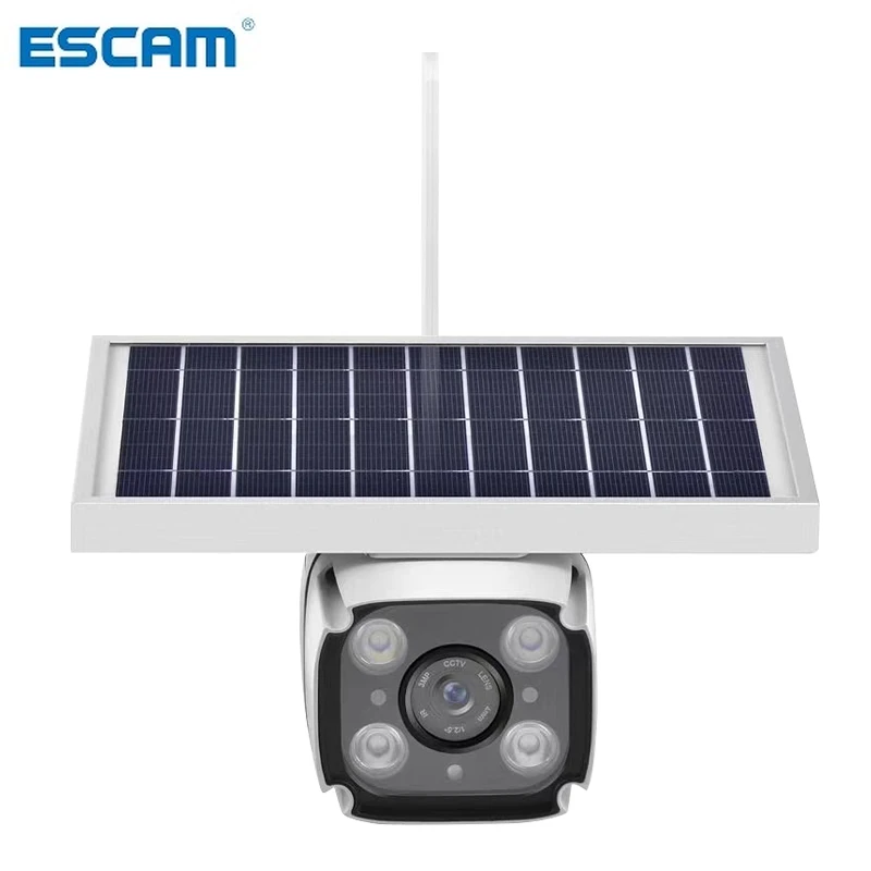 ESCAM QF460 4G солнечная Камера с 2 полосная Домофон 5 w Панели солнечные пассивный