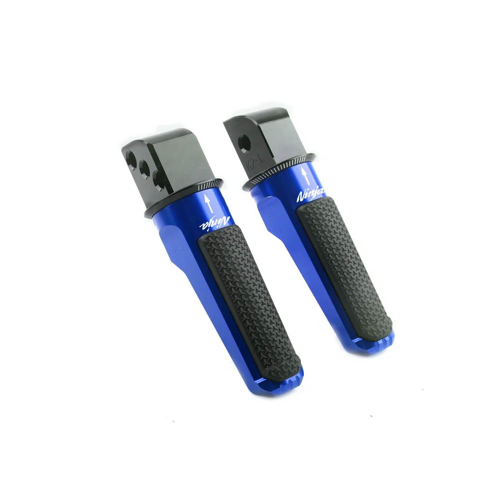Motorcycle CNC Rear Foot Pegs Footrest Passenger Footpegs for KAWASAKI