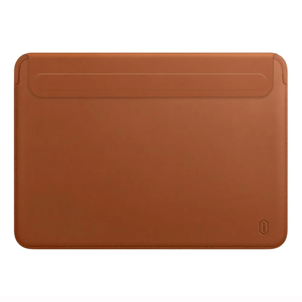 WiWU New Laptop Sleeve for MacBook Pro 13 A2289 A2251 Air 13 Waterproof PU Leather Laptop Bag for MacBook Pro 14.2 A2442 2021