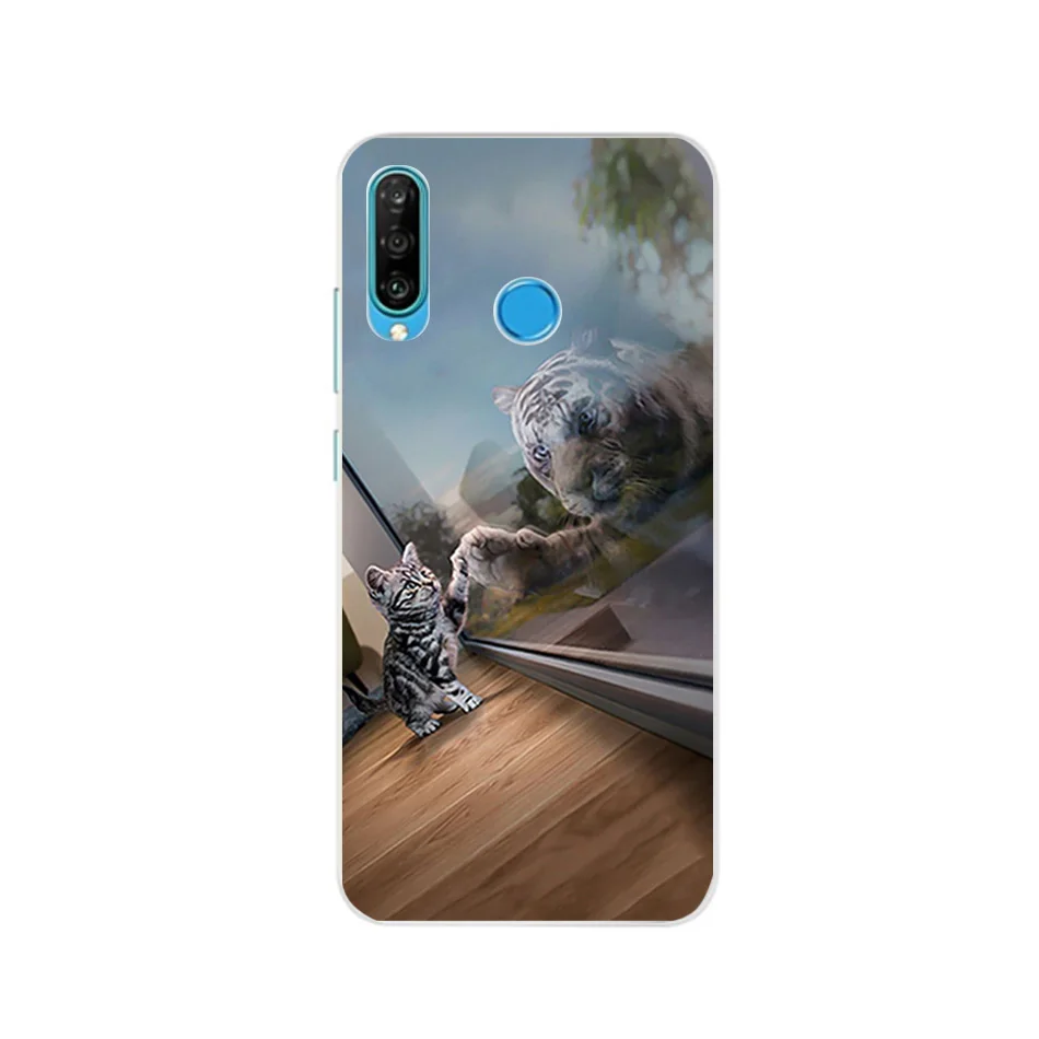Чехол 6 15 дюйма для Huawei Honor 20 S силиконовая задняя крышка из ТПУ с принтом мягкий
