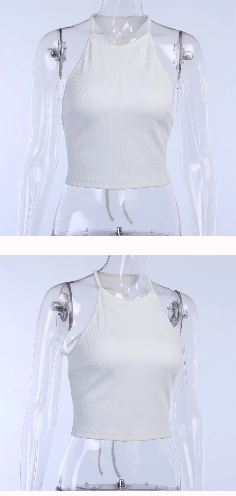 Sexy Backless Camis Women Criss Cross Halter Crop Top Camisole Party Club 2020 Summer Bandage Slim Female Streetwear Tank