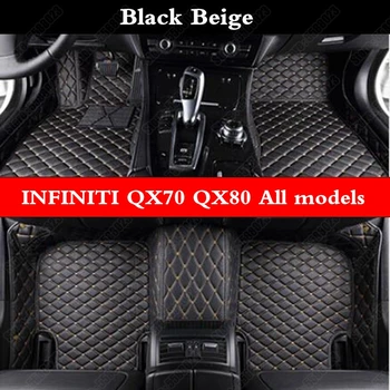 

Leather Custom Car Floor Mats Rugs for INFINITI QX70 QX80 ESQ QX60 QX30 QX50 QX56 Q50L Q60 Q70L M35 G37 G25 Q50 FX35 EX35 JX35