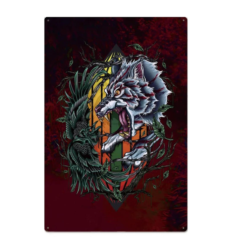 

Tattoo Tin Sign Vintage Tattoo Studio Store Wall Decor Lady Girls Tattoo Shop Metal Signs Pin Up Sign Tin Plate Poster