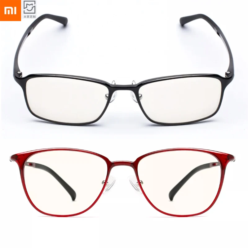 Xiaomi-Gafas de cristal Mijia TS para hombre y mujer, Protector de ojos, antifatiga UV, azul
