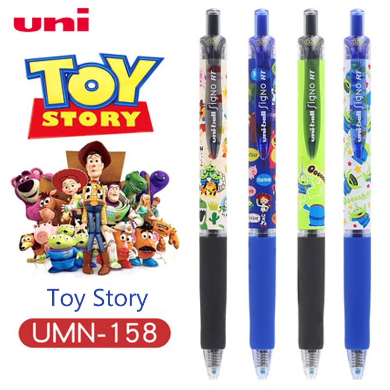1 шт. Япония UNI UMN-158DS Гладкий гель ручная игрушка история ограниченная Студенческая черная мультяшная нейтральная ручка 0,38 мм