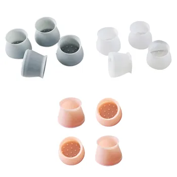 

Useful 4Pcs/pack Furniture Table Chair Leg Floor Feet Cap Cover Protectors Stool mute chair mat