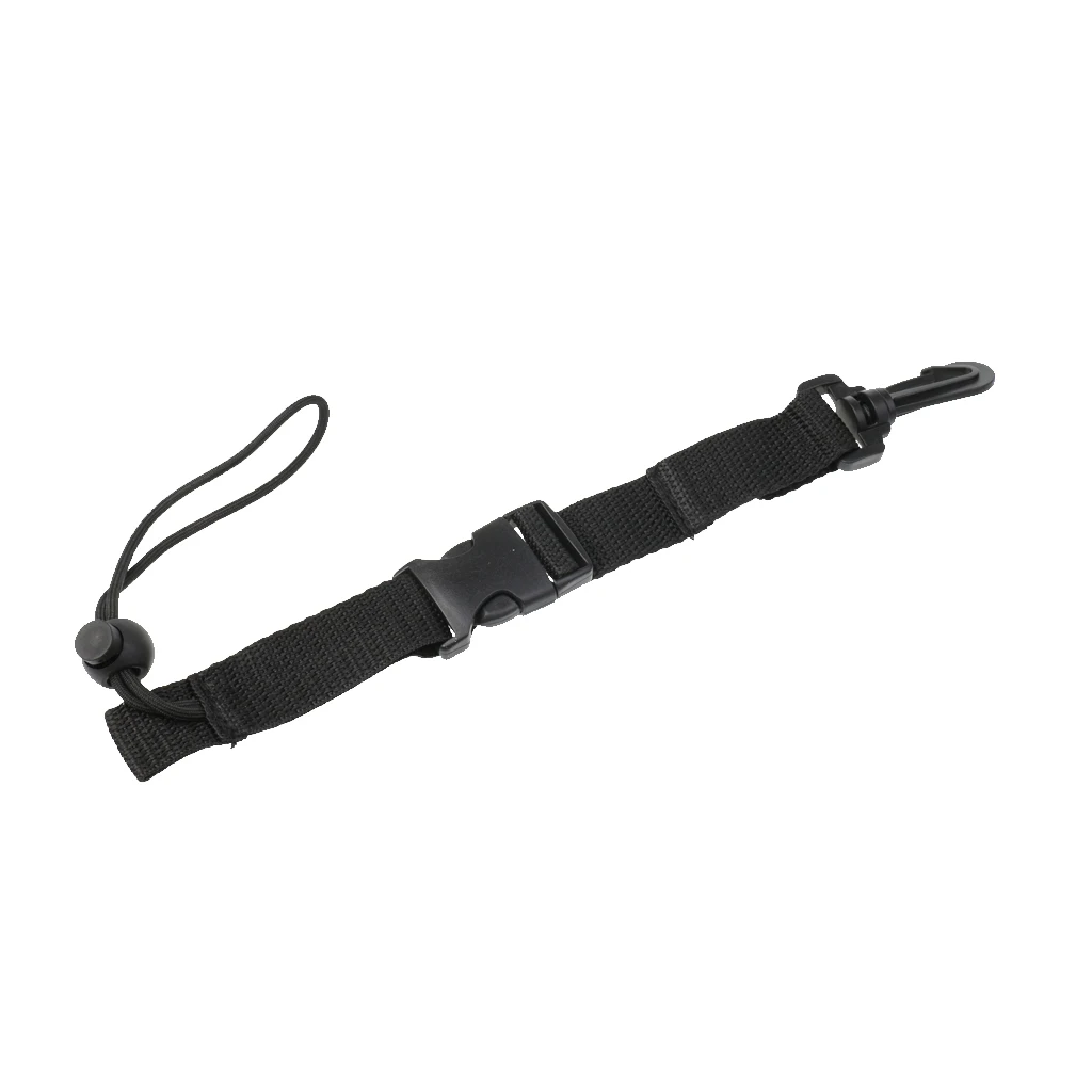 Scuba Diving Dive Lanyard Webbing Strap Belt Retainer & Quick Release Buckle
