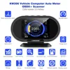 KONNWEI KW206 OBD2 Scanner Car Digital On-Board Computer LCD Display Fuel Consumption Water Temperature Gauge Speedometer HUD 3
