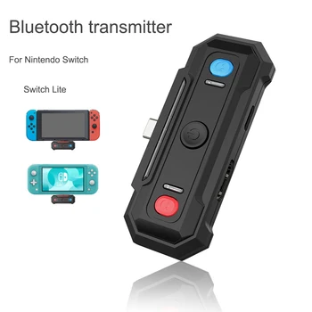 

Nintend Switch Bluetooth Transmitter Wireless Audio Adapter USB Type-c Port Receiver w/APTX Low Latency For Switch & Switch Lite