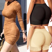 Fake Ass Women Butt and Hip Enhancer Booty Padded Butt Lifter Underwear Tummy Body Shapers Control Panties Boyshorts Shapewear