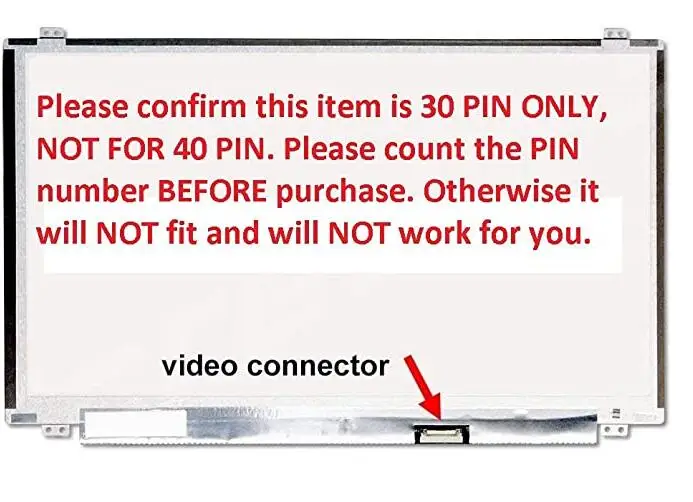 

15.6" HD Laptop Replacement LED LCD Screen Compatible with 6HTP8 Dell Inspiron 15-5000 Series