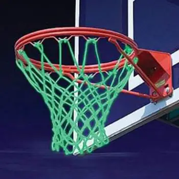 

Luminous Basketball Net Glowing Light Basketball Ball Mesh Green Luminous Backboard Rim Sports Netting Outdoor