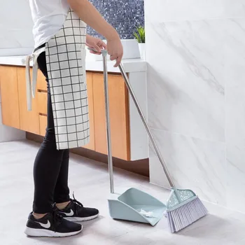 

Broom Dustpan Set Floor Cleaner Soft Bristle Cleaning Sweeper Home Office Cleaning Tool Desktop Dustpan Broom Dust Brush Daddy