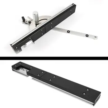 Aluminum Box Joint Jig Fit for Miter Gauge Woodworking Tool Router Table Saw DIY Tools Wood Jig With Standard Slots 450x60x30mm woodworking tools miter gauge and box joint jig kit with adjustable flip stop woodworking diy tools jf1171