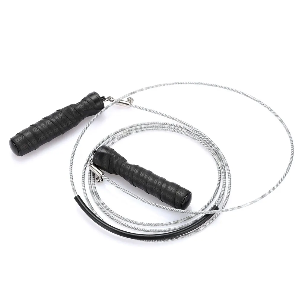 Jump Rope Steel Wire Double Ring Sports Gym Adjustable Speed Rope Skipping