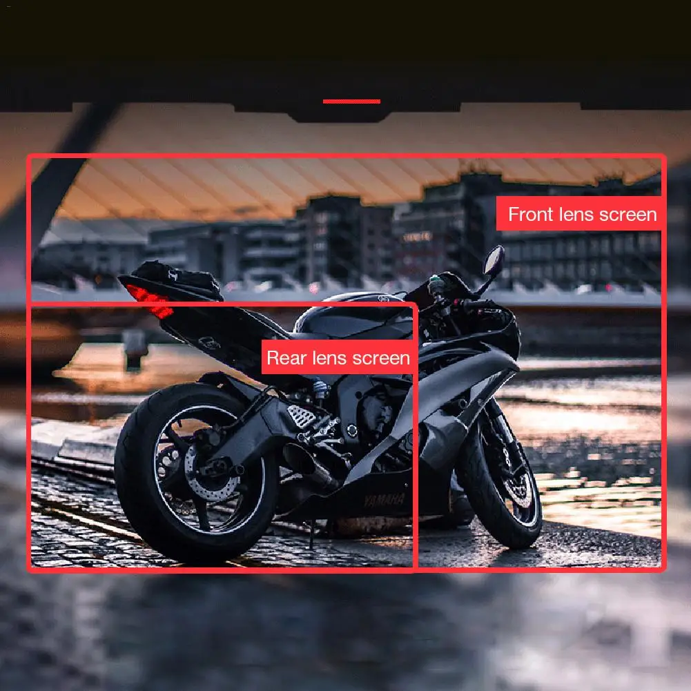 Универсальный мотоцикл 3,0 HD Автомобильный видеорегистратор передний задний Водонепроницаемый двойной объектив Dashcam мотоцикл рекордер аксессуары для мотоциклов