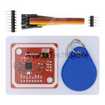 

1Set PN532 NFC RFID Wireless Module V3 User Kits Reader Writer Mode IC S50 Card PCB Attenna I2C IIC SPI HSU
