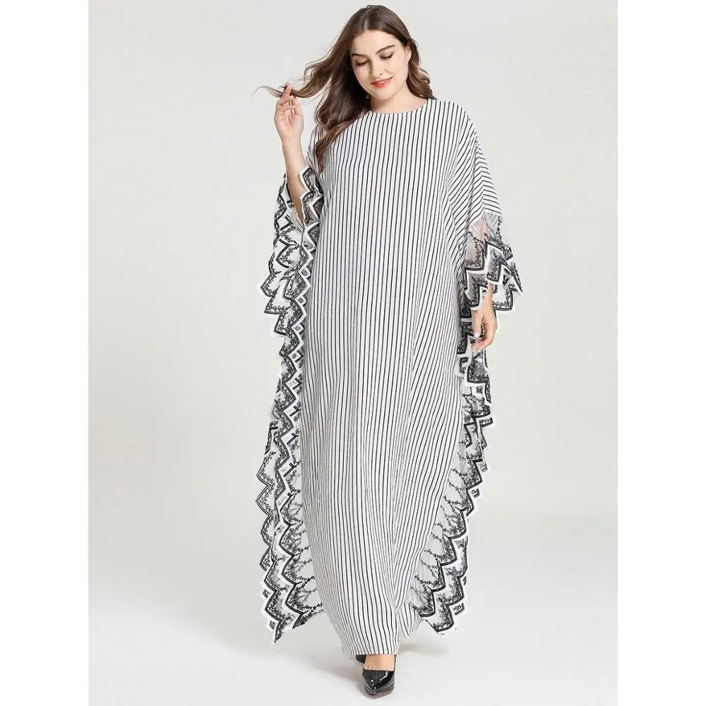 long sleeve batwing dress
