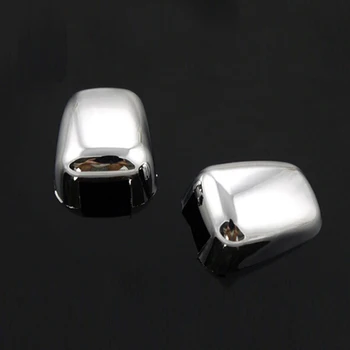 

Chrome For Jeep Grand Cherokee 2011-2016 DIY Adhesive Front front ABS Wiper Water Spray Nozzle Covers Cap