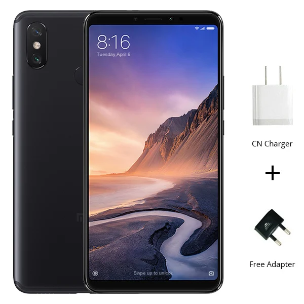 Black Мобильный телефон Snapdragon 128 с глобальной ПЗУ Xiaomi Mi Max 3, 6 ГБ, 636 ГБ, Восьмиядерный процессор AI, две камеры 2160x1080, экран 6,9 дюйма, 5500 мАч - Цвет: Black