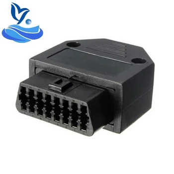 

OBD2 16Pin Connector Female Diagnostic Tool OBD Connector Plug+Shell+Terminal+Screw Works Multi-Cars