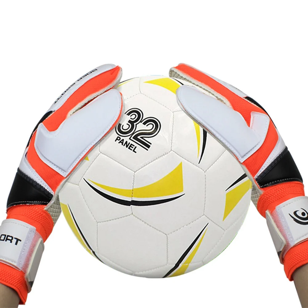 Professional Soccer Goalkeeper Gloves for Children, Anti-Slip, Finger Protection, Football Goalie Gloves, Kids, Wearable 2