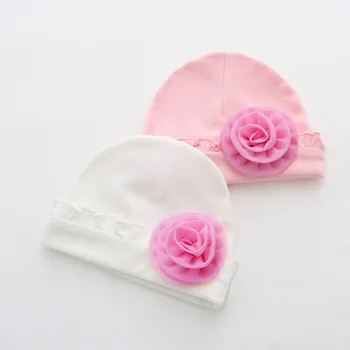 

Newborn Baby Girls Infant Toddler Flower Hat Cotton Soft Hat Cap baby hat newborn photography props шапка детская 2020 New gift
