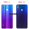 For Huawei Nova 3 Battery Cover Back Glass NOVA3 Rear Door Housing Case for Huawei Nova 3 Battery Cover PAR-LX1 PAR-LX9 Replace ► Photo 2/6