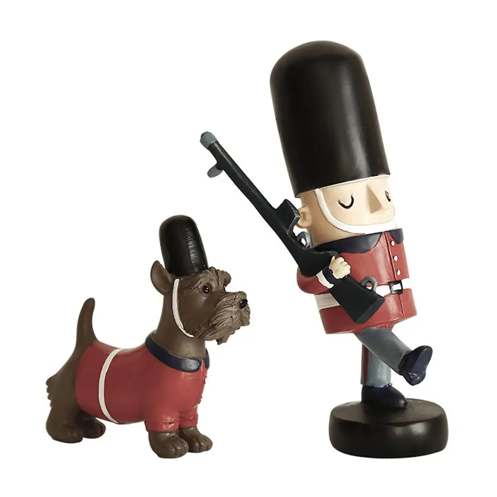 British style Nutcracker Puppet Soldier Decoration Creative Home Living Room TV Cabinet Display Shooting Props | Дом и сад