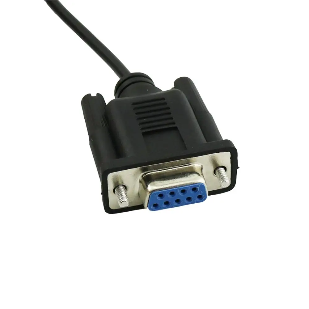 10x DB9 Женский панельный разъем к Мини USB 5pin мужской 90 градусов прямоугольный Соединительный кабель Шнур 1,8 м