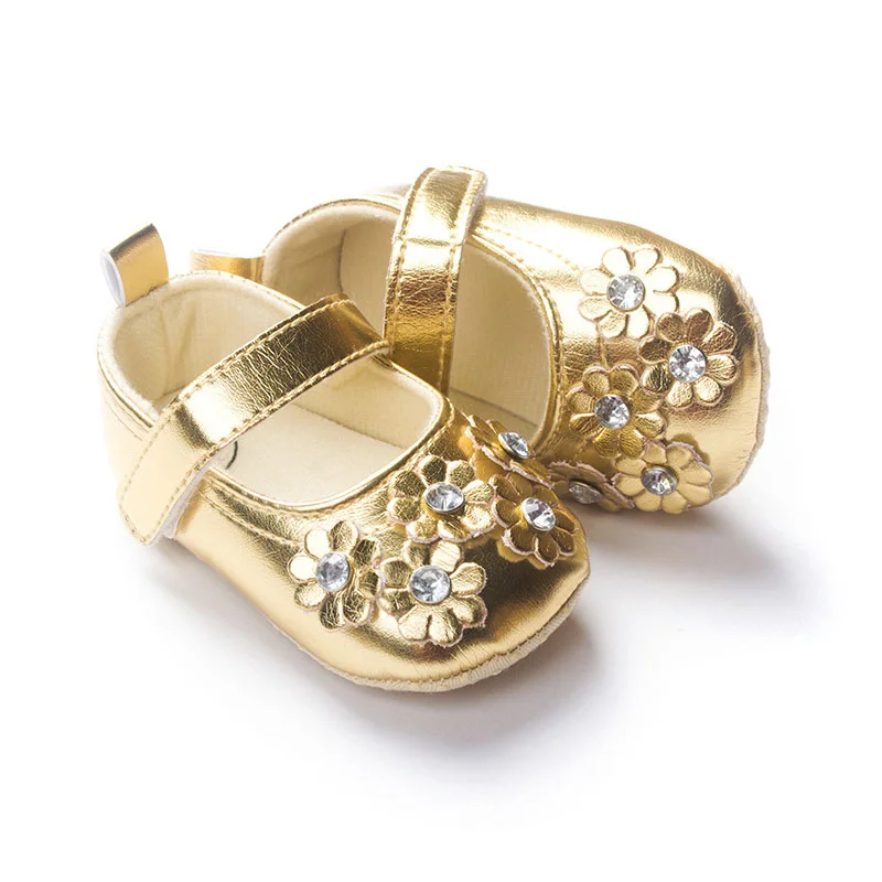 

Diamond Baby shoes soft sole non-slip toddler shoes princess shoes
