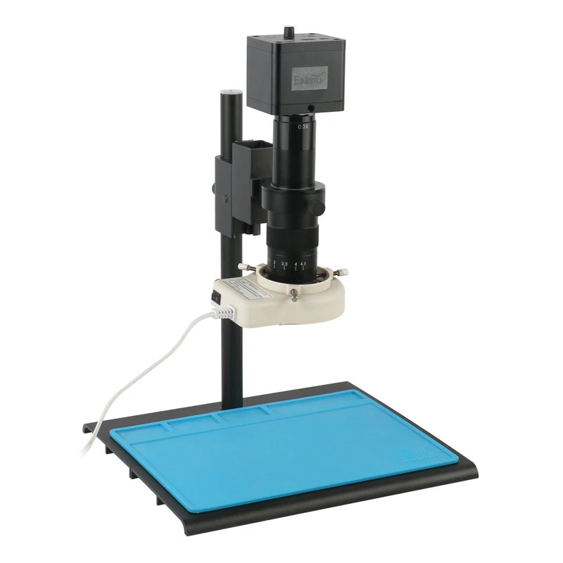 1/2.8 \1080P 60FPS Hdmi Industriële Digitale Video Microscoop Camera + 180X 300X C Mount Lens + 56 Led ring Licht Voor Pcb Solderen