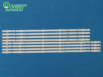 

100% New 8pcs/Kit LED strips for SANYO 55 TV FW55D25F 55PFL5601 UDULEDLXT005 UDULEDLXT006 LB55084 V0_01 V1_01 55W5S1P 55W6S1P
