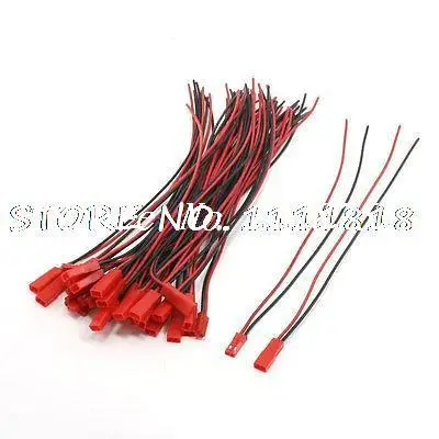 

20 Pairs 2Pin JST M F Connector 200mm 22AWG Wire Cable for RC Model Plane