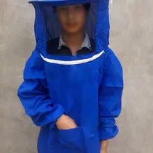 Профессиональный Пчеловодство куртка вуаль защитное оборудование- синий