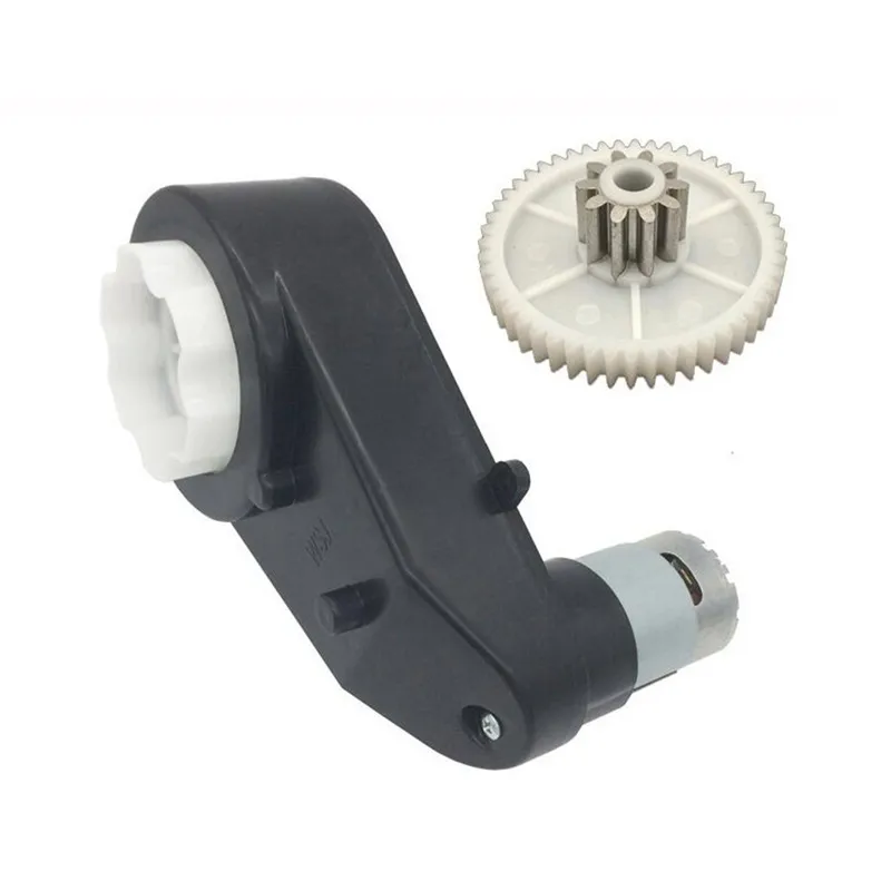 

1PC URUAV 390/550 12V/6V Metal and Plastic Electric Reducer Gear Box with Motor for Kids Children Ride On Car