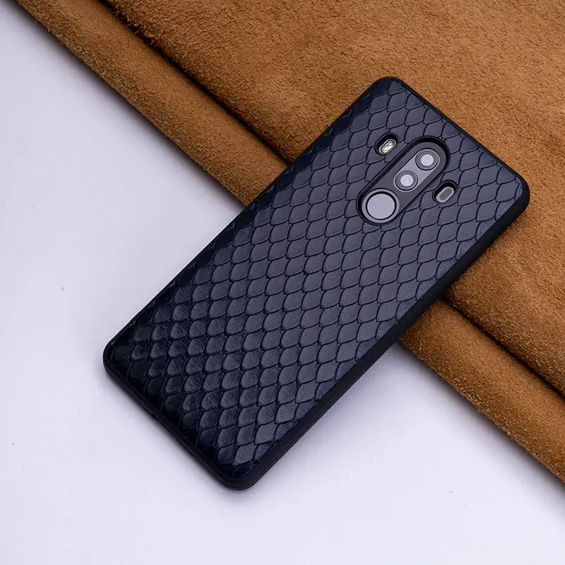 Тип яловая рыбья чешуя чехол для телефона для IPhone X XS Max XR для Apple 5 5S SE 6 6S 7 8 Plus защитный чехол для телефона - Цвет: Dark blue
