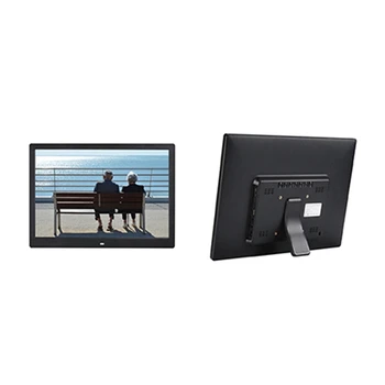 

SJD-1403 14Inch LEDs Digital Photo Frame 1280 x 800 H-D Sn Album Display Ie MP4 Video MP3 o Clock Calendar Functions