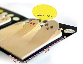 

1pack/lot Finger Style Adhesive Sticky Note Office School Supplies Memo Pad Stationary