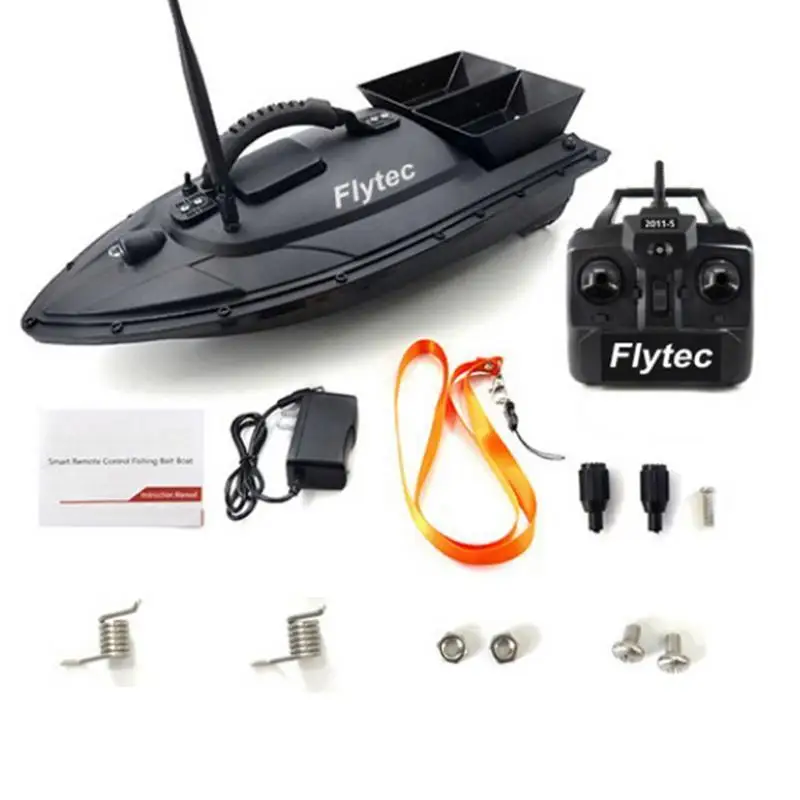 Flytec 2011 5 рыболовный инструмент Смарт Rc приманка лодка игрушки двойной мотор