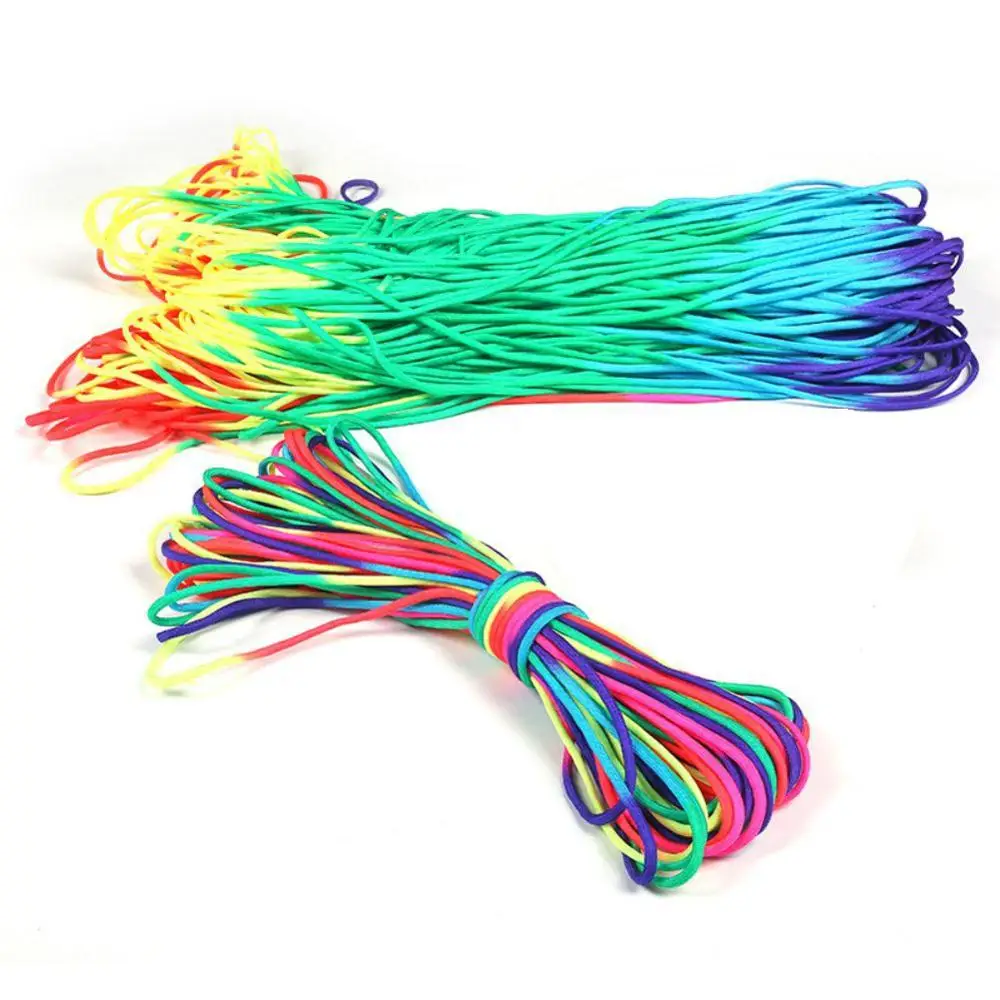 

31 Meters Nylon Rainbow Land Rock Climbing Camping Mountain Climbing Outdoor Sport 7 Core Pitch Tent Paracord