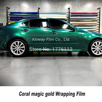 

Highest quality Coral blackish green vinyl wrap Film Magic Coral vinyl wrap Car wrapping film Protect paint quality Warranty