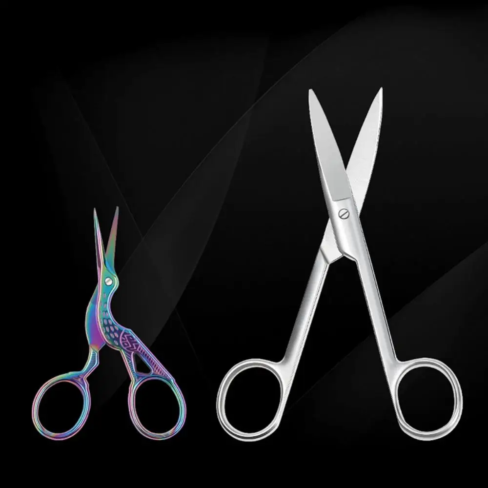 1pcs Stork Scissors Embroidery Scissors Sewing Scissors Brow Shaping Scissors 3
