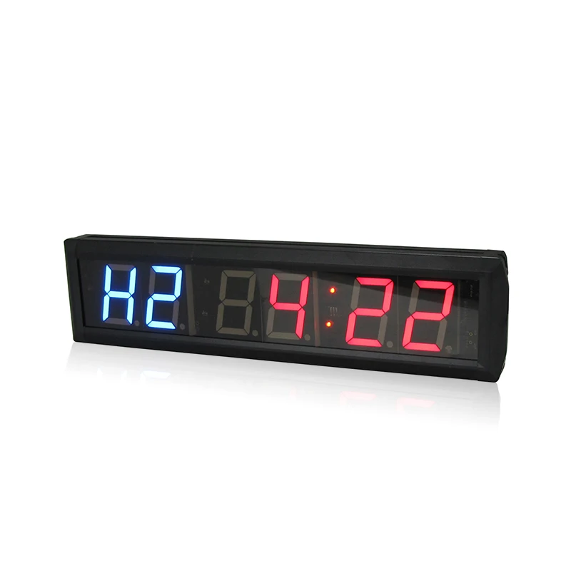 

Hot selling electronic gym crossfit timer wall clock LED digital TABATA timer with customized fuctions