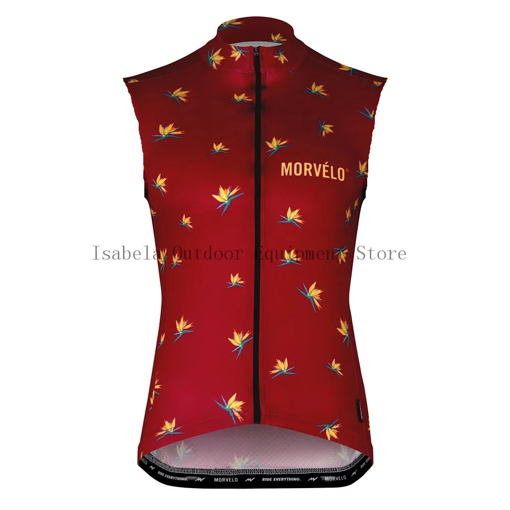 100% Polyester Sleeveless Cycling Vest Racing Bicycle Clothing Anti-UV Cycling Jersey Summer MTB Bike Clothes