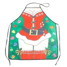Женский сексуальный фартук мультфильм забавные рождественские фартуки для праздников и вечеринок украшения