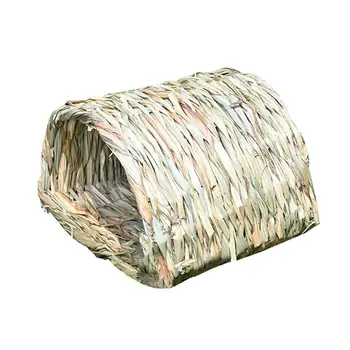 

Natural Handwoven Grass Mats Small Animal Chew Toy Beds