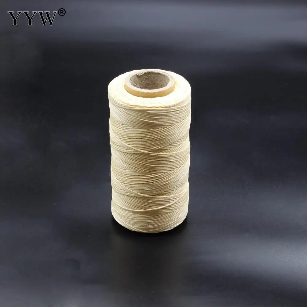 50m/Lot 0.8mm waxed Polyester Cord Needlework Beads Spool String Kumihimo Diy Bracelet Jewelry Findings Rope Component 22 Colors - Цвет: 35